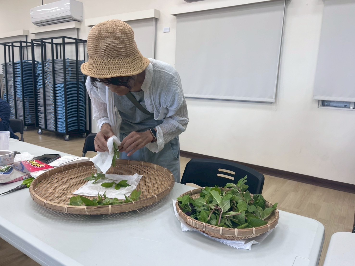 植物打磨出汁