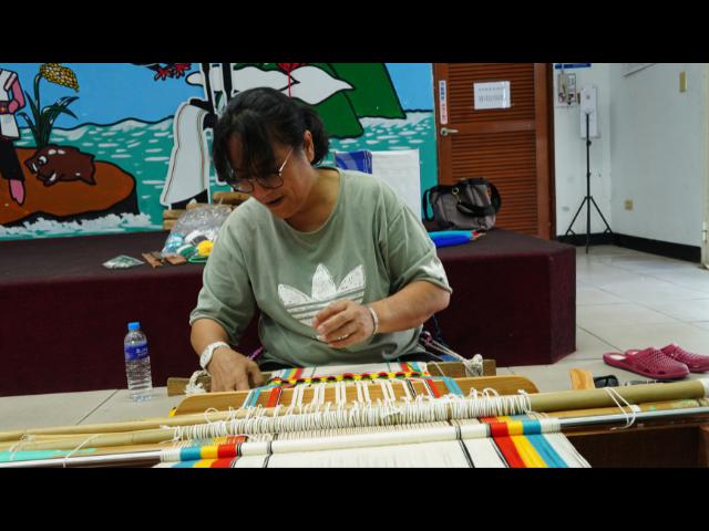 布農族傳統地機織布習藝應用班-第四階課程圖片3811