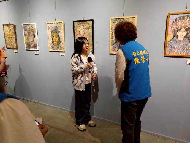 美麗新視界-朝興國小79屆校友原民畫作特展暨創作分享茶會圖片8798