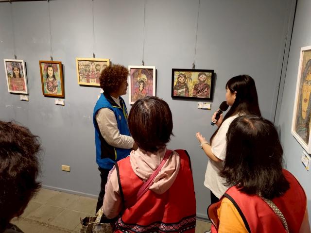 美麗新視界-朝興國小79屆校友原民畫作特展暨創作分享茶會圖片8799