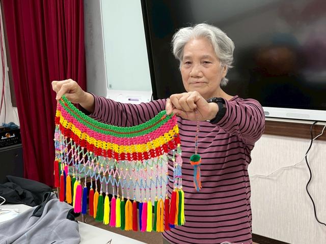 阿美族傳統霞披製作(上)圖片10038