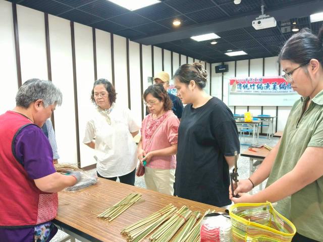 114年賽夏族傳統竹編漁簍編織技藝研習圖片10726