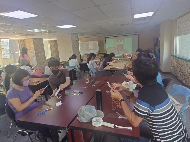 【家的編織記憶 系列活動】書籤編織體驗圖片11495