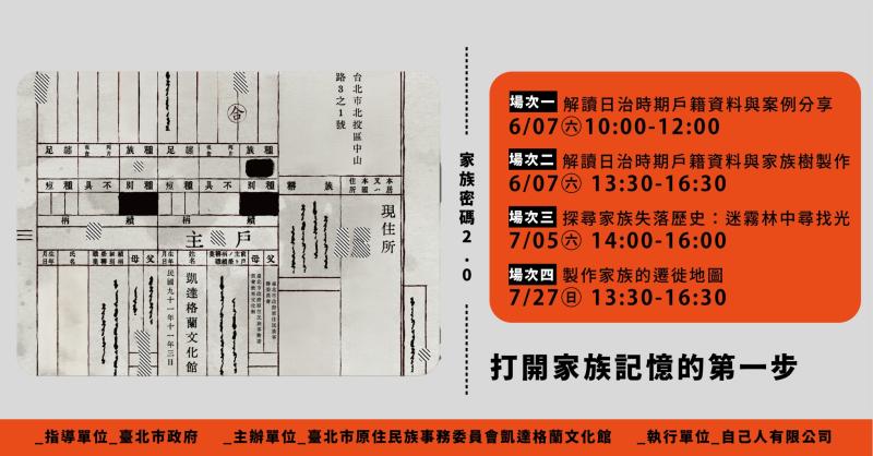 家族密碼2.0：打開家族記憶的第一步