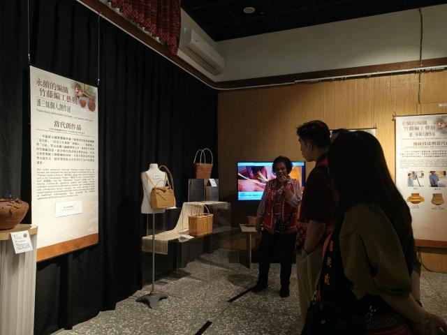 《永續的編織—竹藤編工藝展》-潘三妹個人創作展-開展儀式圖片14133