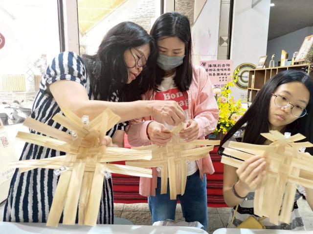 月桃編織手作體驗–月桃編織盒小盆栽圖片14180
